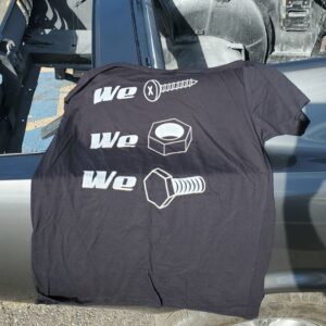 We Screw We Nut We Bolt T shirt blk