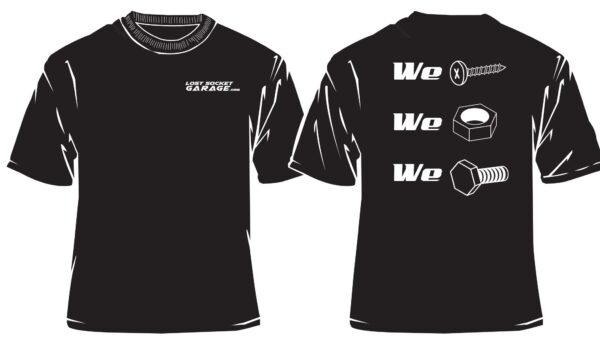 We Screw We Nut We Bolt T shirt blk - Image 2