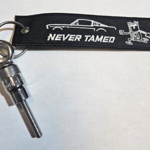 "Never Tamed" Flight Tag + 10mm Socket Keychain